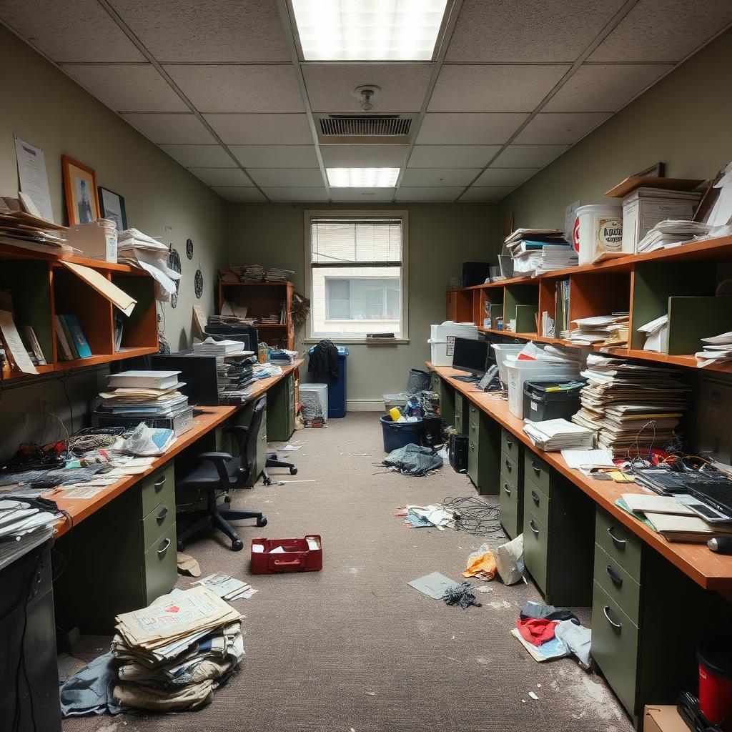 Office Cleaning before