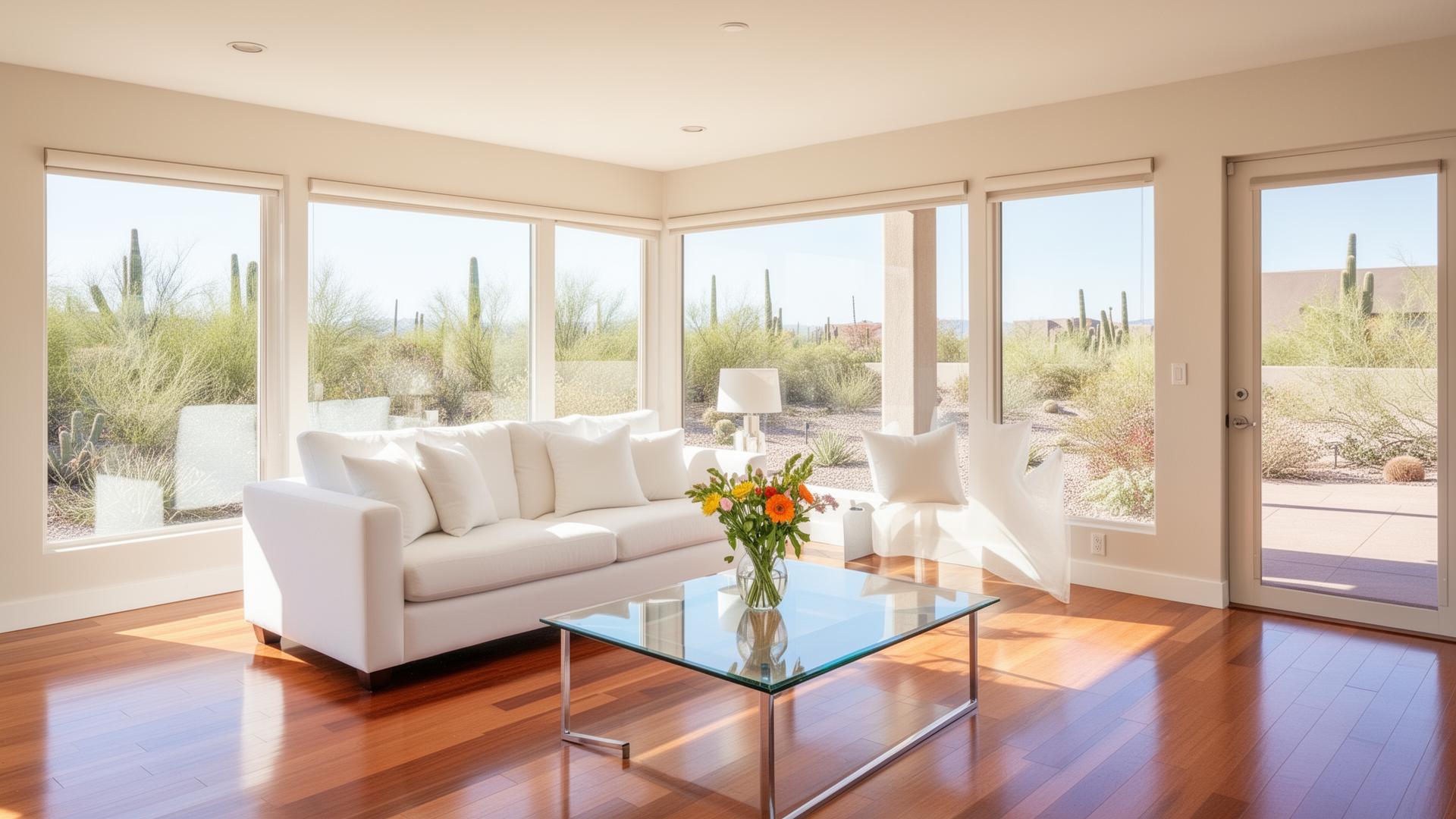 Spotless Phoenix home interior cleaned by Rubi's Cleaning